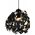 Lampa wisząca DELIGHT Trio Rl Leavy R10461932 lampa wisząca zwis 1x28W E27 czarna 13849617 4017807522631