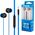 Słuchawki Sencor SEP 172 VCM BLUE EARPHONES SENCOR 13864757 8590669276080