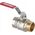 ARKAINSTALACJE Zawór kulowy Calido-S30 CA/ZK-WZR32-OK z rączką z okienkiem W/Z 11/4", PN30 13866848 5902557274710