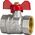 Hydroland Zawór kulowy do pieca Lechar ART.3434-20 kątowy ze śrubunkiem 3/4 niebieski 13872395 5907547679476