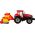 LeanToys Traktor z Kultywatorem Napęd Frykcyjny Czerwony 13875553 5905515353069