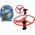LeanToys Latający Dysk Ufo Wyrzutnia Czerwony 13881841 5905323216211