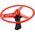 LeanToys Latający Dysk Ufo Wyrzutnia Czerwony 13881841 5905323216211