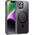 Hoco HOCO futerał kompatybilny z MagSafe AS6 do IPHONE 15 Plus czarny transparentny 13883410 6942007607834