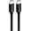 Kabel USB ForCell FORCELL F-ENERGY C338 kabel Typ C do Typ C PD QC4.0 3A 60W 2 m czarny 13886385 5903396220647