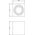 Lampa sufitowa GTV Aveiro OS-AV8085KW1-10 plafon lampa sufitowa 1x20W GU10 biały 13929682 5902801243646