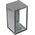 Kinkiet GTV GTV Ventana-Au OS-VENTANAUA-00 kinkiet lampa ścienna ogrodowy 1x20W E27 czarny 13929686 5902801282423