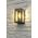 Kinkiet GTV GTV Ventana-Au OS-VENTANAUA-00 kinkiet lampa ścienna ogrodowy 1x20W E27 czarny 13929686 5902801282423