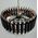 Lampa wisząca Mdeco Elem Toledo 6260/4 8C BL lampa wisząca zwis 4x40W E14 chrom/transparentna/czarna 13935332 5907737334918