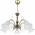 Lampa wisząca Elem Nicea 8613/5 21QG lampa wisząca zwis 5x60W E27 mosiądz/transparentna 13935336 5907737332334