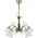 Lampa wisząca Elem Nicea 8613/5 21QG lampa wisząca zwis 5x60W E27 mosiądz/transparentna 13935336 5907737332334
