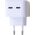 Ładowarka Maxximus ŁADOWARKA SIECIOWA MX THUNDER PD 35W, 2xUSB-C, WHITE / BIAŁY 13938377 5901313560951