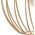 Lampa wisząca Lamkur Lamkur Zoya 45153 lampa wisząca zwis nowoczesna loft klatka metalowa 1x60W E27 złota/czarna 13940463 5907687445153