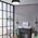Lampa sufitowa Lamkur Lamkur Vivian 48536 plafon lampa sufitowa koło 2x60W E27 czarny/biały 13940481 5907687448536