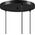 Lampa wisząca Lamkur Lamkur Zoya 45443 lampa wisząca zwis metalowa loft klatka 3x60W E27 czarna/złota 13940623 5907687445443
