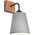 Kinkiet Lamkur Lamkur Lula 47676 kinkiet lampa ścienna boho drewniany materiałowy klosz 1x60W E27 szary/drewno 13940625 5907687447676
