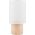 Lampa stołowa Lamkur Lamkur Ari Table 45733 lampa stołowa lampka boho drewniana materiałowy klosz 1x60W E27 biała/drewno 13940633 5907687445733