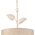 Lampa wisząca Lamkur Lamkur Noemi 45771 lampa wisząca zwis antyczna metalowa materiałowy klosz 1x60W E27 beżowa 13940635 5907687445771