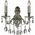Kinkiet Ideal Lux Kinkiet lampa ścienna Ideal Lux Gioconda AP2 2x40W E14 srebrny 044910 13942938 8021696044910