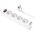 Listwa zasilająca Hoco HOCO listwa zasilająca 4 gniazda + 2 x USB A + Typ C PD QC3.0 3A 20W NS1 1,8 m biała 13953334 6942007602150