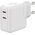 Ładowarka Maxximus Ład. sieć. MX Burst GaN PD 35W, 2xUSB-C + kabel PD 65W C/C, WHITE/BIAŁY 13962334 5901313561101