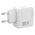 Ładowarka Maxximus Ład. sieć. MX Burst GaN PD 35W, 2xUSB-C + kabel PD 20W C/Lightning, WHITE/BIAŁY 13962340 5901313561095