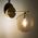 Kinkiet TK Lighting Tk Lighting Estera 4778 kinkiet lampa ścienna modern szklany klosz 1x6W G9 bursztynowy/złoty 13965008 5901780547783