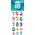 STICKERBOO NAKLEJ CYFERKI 3 66X180 S-BOO PBH 120/1800 13967142 5905523630039