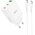 Ładowarka Hoco HOCO ładowarka sieciowa 2 x Typ C + USB A + kabel Typ C do Typ C PD QC3.0 3A 35W N33 biała 13968324 6942007621090