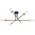 Lampa sufitowa TK Lighting TK Lighting Vista 6673 plafon lampa sufitowa 6x15W E27 czarny/złoty 13972409 5901780566739