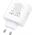 Ładowarka Hoco HOCO ładowarka sieciowa 2 x Typ C + USB A QC PD 65W GaN N30 biała 13975495 6942007621069