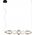 Lampa wisząca Italux Italux Gastel PND-74937-5-BK lampa wisząca zwis 1x22W LED 3000K 1500 lm biała/transparentna 13977109 5900644400325
