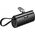 Powerbank ForCell FORCELL F-ENERGY Power Plug F5K3 powerbank 5 000mAh z wbudowanym złączem Typ C PD 20W czarny 13979007 5903396241093