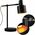 Lampka biurkowa GTV Lampka biurkowa Selvia II Gtv 5570 E14 max. 25W max. 250V IP20 śr. 20 cm czarno/złota LB-SELVII-11-DEC 13979520 5902801405570