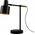 Lampka biurkowa GTV Lampka biurkowa Selvia II Gtv 5570 E14 max. 25W max. 250V IP20 śr. 20 cm czarno/złota LB-SELVII-11-DEC 13979520 5902801405570