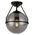 Lampa sufitowa GTV GTV Drop OS-DRO-10-DEC plafon lampa sufitowa 1x25W E27 czarny/dymiony 13979684 5902801467165
