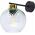 Kinkiet TK Lighting TK Lighting Devon 4629 kinkiet lampa ścienna 1x15W E27 czarny/transparentny 13979833 5901780546298