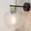 Kinkiet TK Lighting TK Lighting Devon 4629 kinkiet lampa ścienna 1x15W E27 czarny/transparentny 13979833 5901780546298