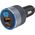Ładowarka ForCell FORCELL F-ENERGY Alu ładowarka samochodowa 2 x Typ C + USB A PD QC4.0 SFC2.0 4,5A 65W szara 13984486 5903396275739