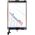 Samsung MUSTTBY Ekran dotykowy + taśma klejąca + Home do iPAD Mini2 (czarny) 13989934 5903396320408
