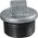KOREK Z OBRZEŻEM OCYNK GZ 2"  HYDROLAND  // ŁH.KOR.50 13998285 5900308737620