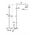 Bateria prysznicowa 306-711-00 / KFA / STANDARD / BATERIA DWU UCHWYTOWA ŚCIENNA Z NATRYSKIEM STAŁYM, CHROM / 14005396 5907571301244