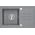 Zlewozmywak BEN 111 zlewozmywak granitowy silver stone 70x44 z szarą baterią ze stałą wylewką, ze stalowym syfonem i zaślepką 14010828 5905505506123