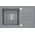 Zlewozmywak BEN 111 zlewozmywak granitowy silver stone 70x44 z szarą baterią z elastyczną wylewką, ze stalowym syfonem i zaślepką 14010840 5905505506185