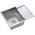 Zlewozmywak QUADRON LUKE 116 zlewozmywak stalowy (60x48x20) z syfonem 1-komorowy z/o + bateria z elastyczną wylewką stalowa 14010844 5905505503153