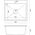 Zlewozmywak QUADRON LUKE 100 zlewozmywak stalowy (50x45x20) z syfonem 1-komorowy b/o + bateria stalowa 14010846 5905505503078