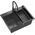 Zlewozmywak QUADRON LUKE 110 WORKSTATION zlewozmywak black metal (58x45x20) z syfonem 1-komorowy b/o + Qmata + Wkładka + Dozownik + Deska + bateria z elastyczną w 14010849 5905505503221