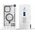 Dux Ducis Etui Dux Ducis Aimo Mag z MagSafe i podstawką na iPhone 16 Pro Max - czarne 14014477 6934913004043