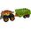 LeanToys Pojazd z Motywem Dinozaura Przyczepa 4 Sztuki Dinozaurów LEAN Toys 14048248 5905679076040