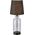 Lampa stołowa Markslojd Markslojd Costero 108696 lampa stołowa lampka 1x40W E14 czarna/przezroczysta 14049525 7330024611573